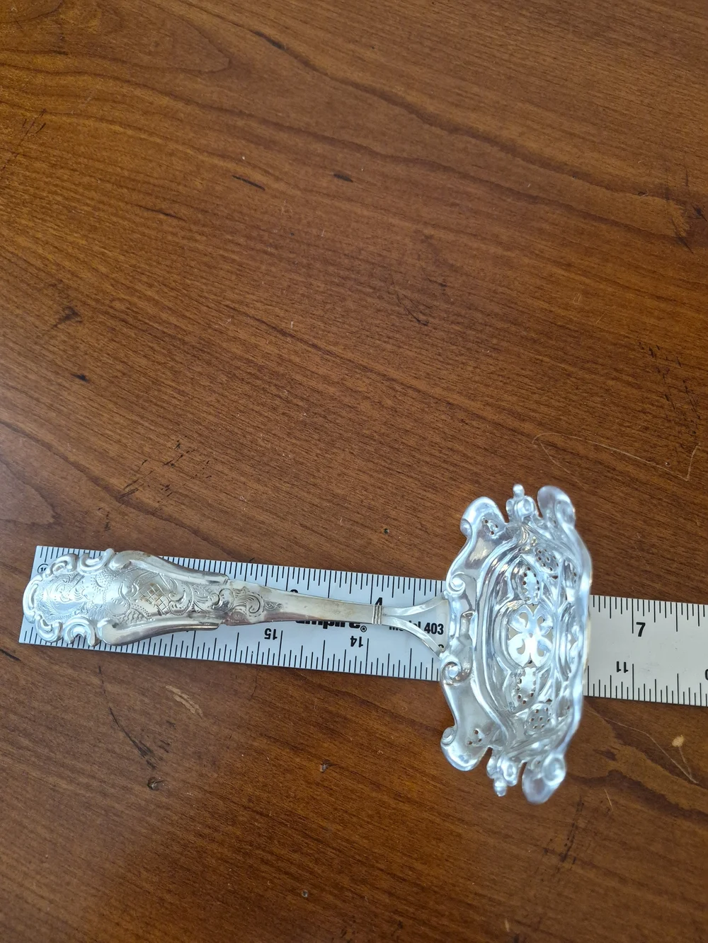 Antique/vintage 1859 To Early 1900's Dutch Sterling Silver Bon Bon/Sugar Spoon